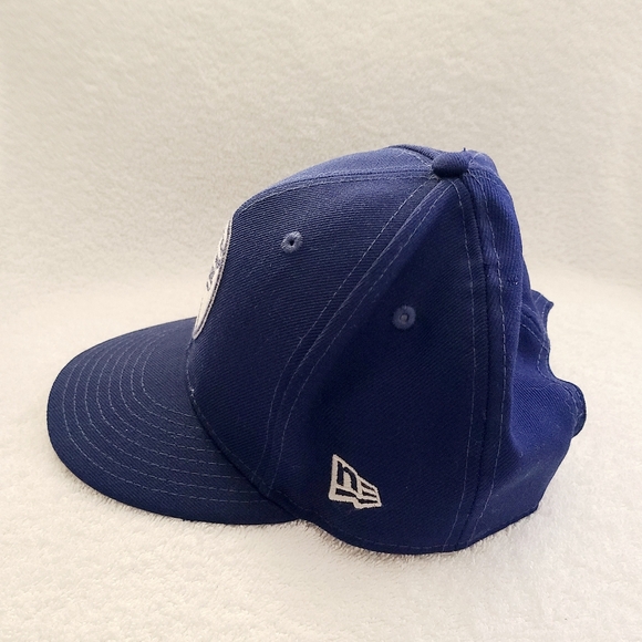 Vintage Los Angeles Dodgers New Era Blue Snapback Hat 9Fifty World Series Champs - Picture 3 of 9